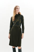 Jack skirt khaki green woman
