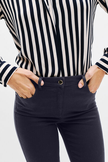 pantalon tony bleu marine femme