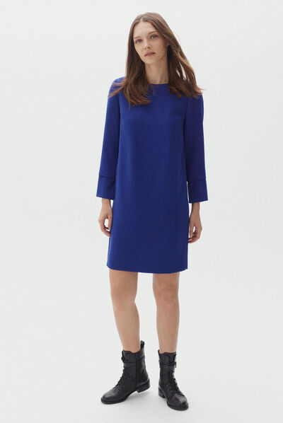 robe dorine bleu roi femme