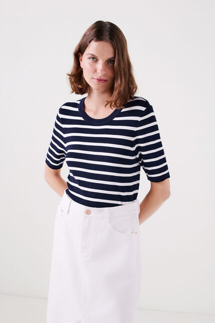 Pull martin ecru femme