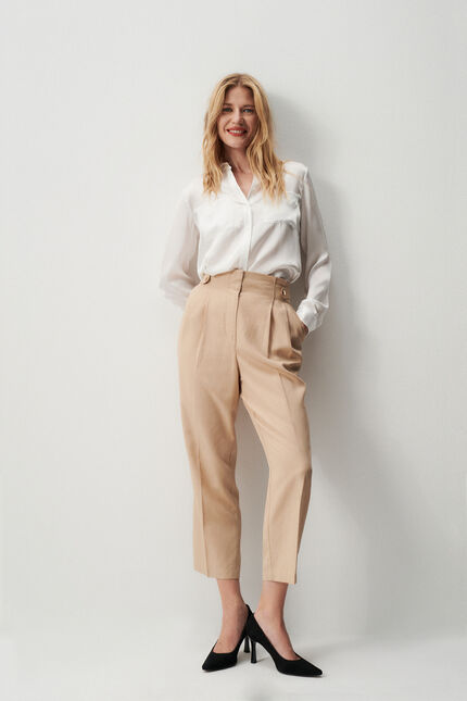 Pantaloni public sabbia donna
