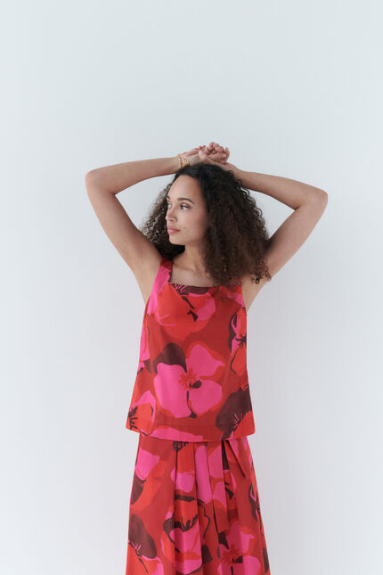 Blouse cavie1 rose femme