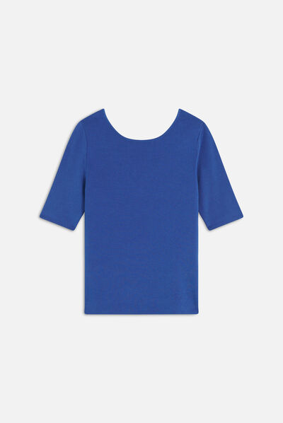 Pull missy bleu electrique femme