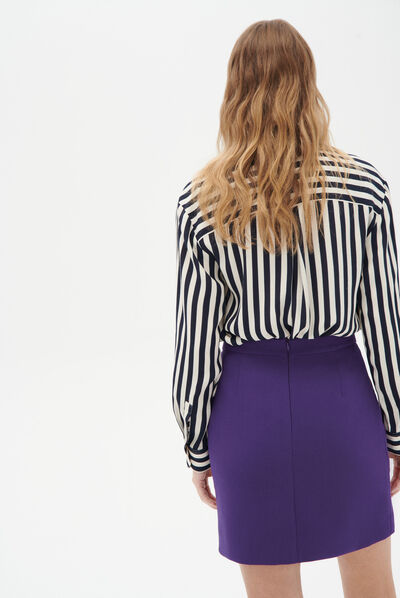 Jupe magalie parme femme