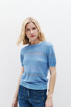 Sweater Mdoris lavender blue woman
