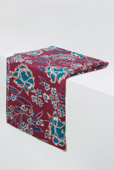 foulard vlad bleu canard femme