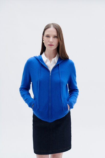 Chaqueta Basila azul eléctrico mujer