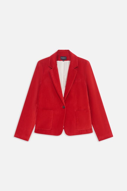 Veste Vauroc rouge femme