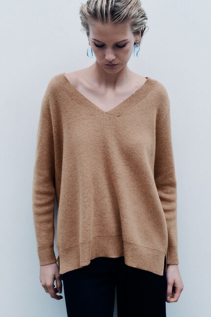 Pullover Mleopold made in Italy braun damen