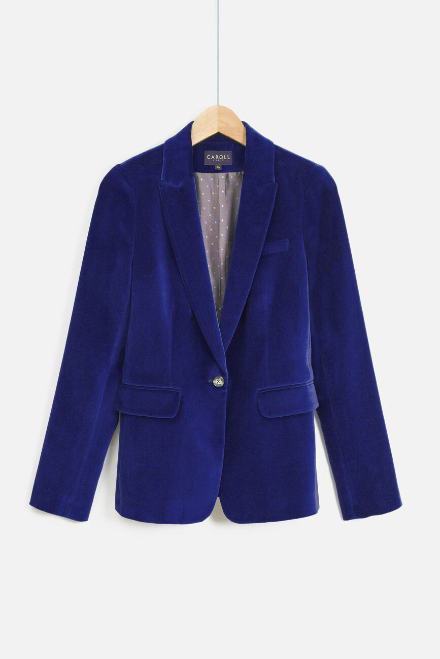 blazer aurora bleu roi femme