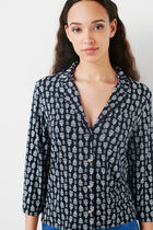 testelano T-shirt navy blue woman
