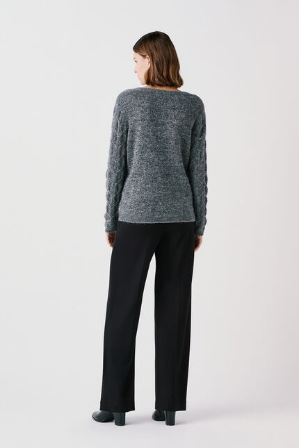 Pull mstanley gris fonce femme