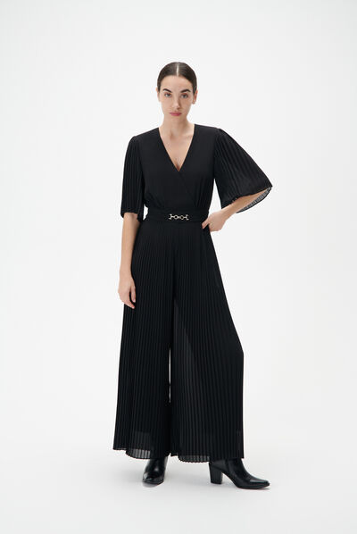 Pantalón Paulette negro mujer