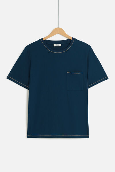 T-shirt tvega bleu marine femme