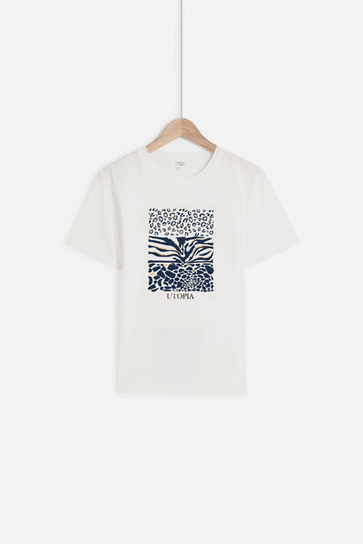 T-shirt taho ivoire femme