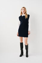 rmilo Dress navy blue woman