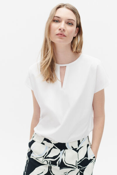 T-shirt tilda blanc femme