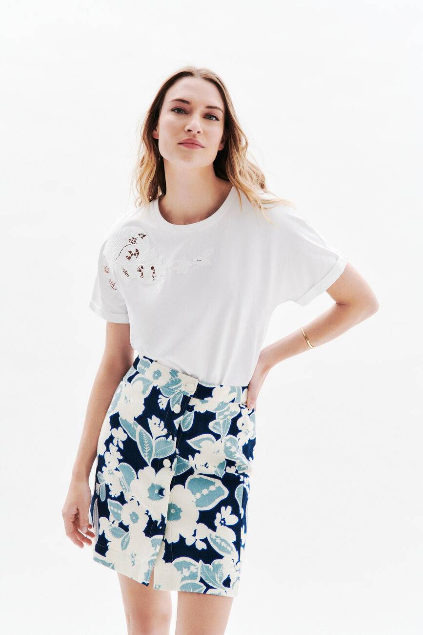 Jupe Jokan bleu clair femme