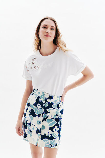 Jupe Jokan bleu clair femme