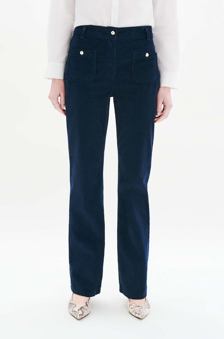 Pantaloni Pelley blu navy donna
