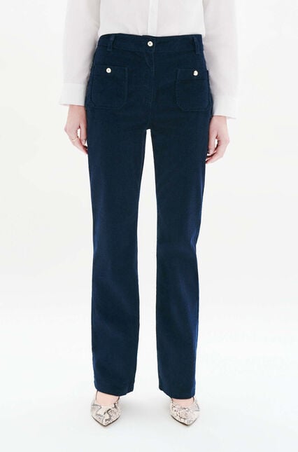 Broek Pelley marineblauw vrouw