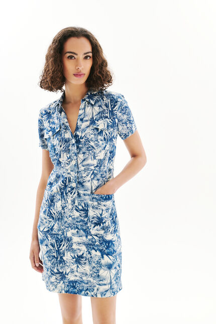 Robe Rlaureen blanc femme