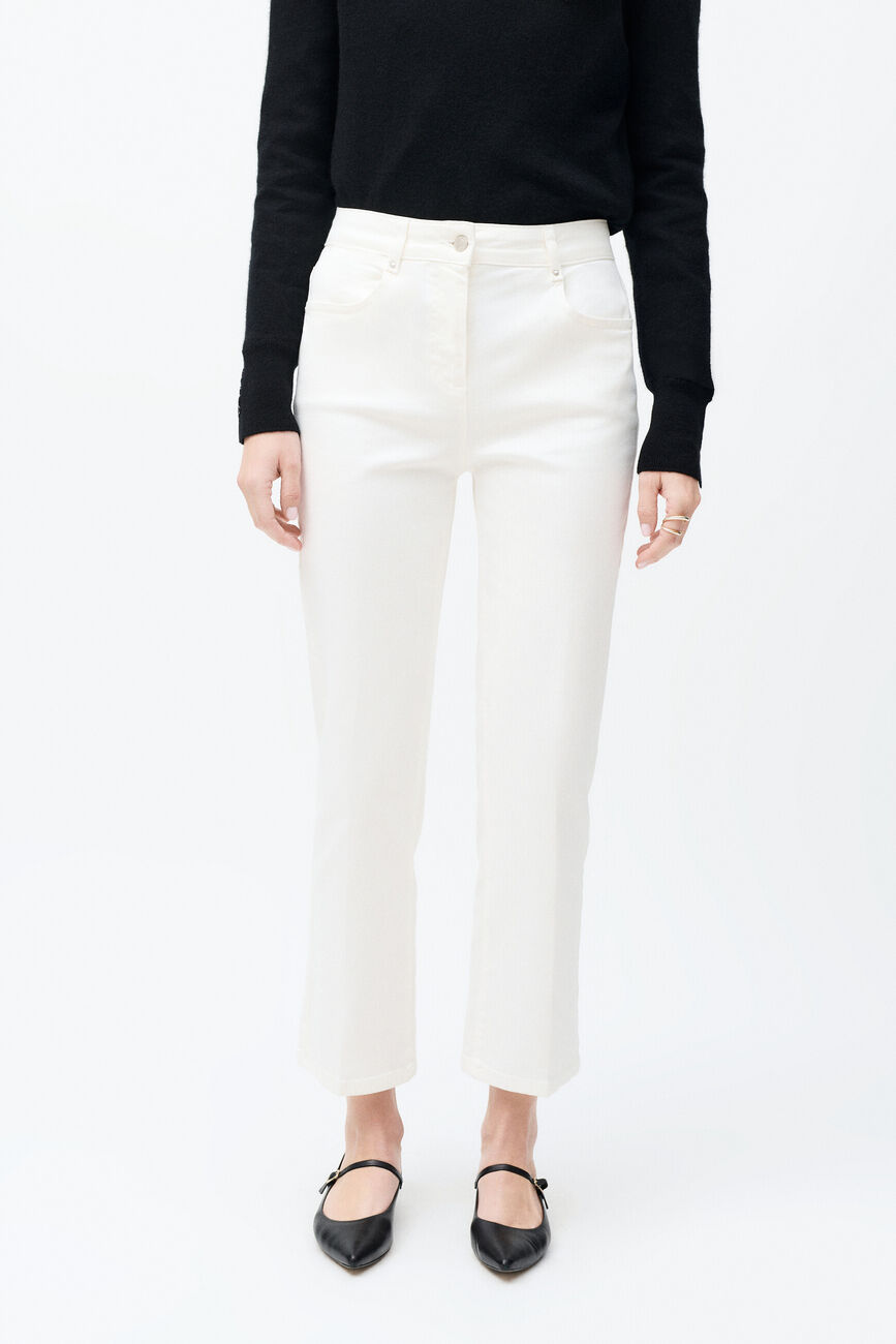 como pants ivory woman Como pants ivory woman