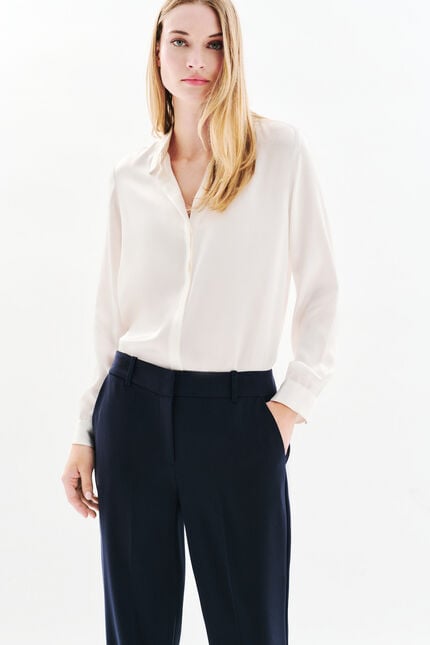 Broek Pclement marineblauw vrouw
