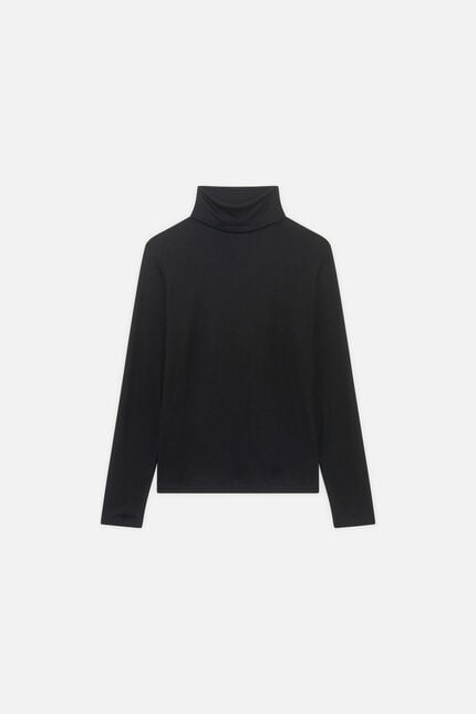 T-shirt Tlili noir femme