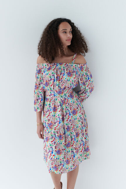 Robe reden denim stone femme