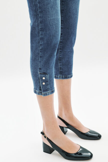 Pantacourt palebi denim stone femme