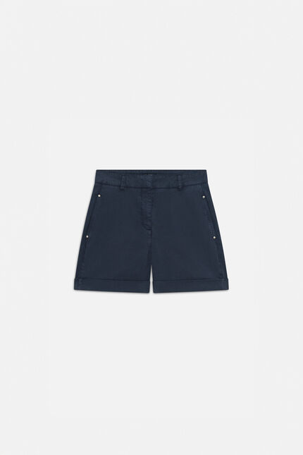 Short sauvage bleu marine femme