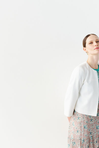 blazer pauline ivoire femme