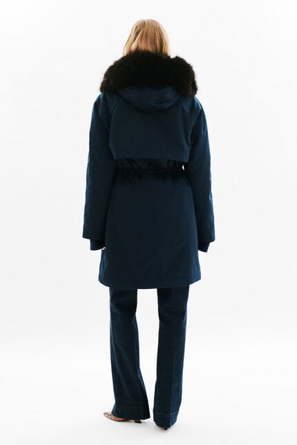 Gtoundrina parka navy blue woman