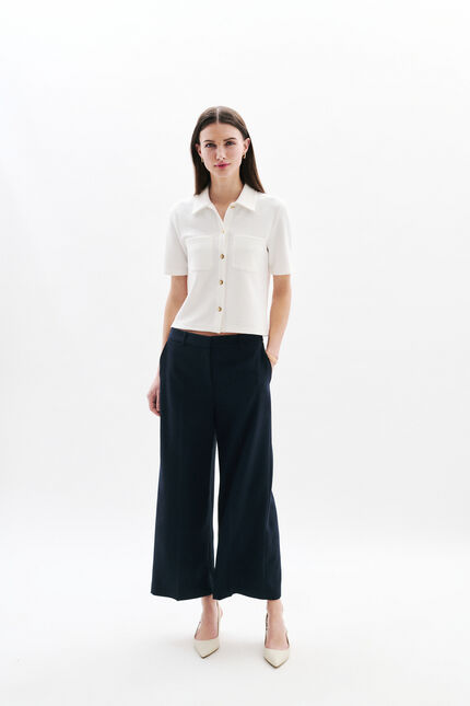 Pantalon Pandino bleu marine femme