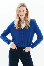 Mtheodore cardigan electric blue woman