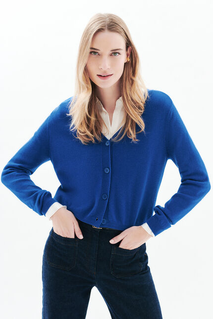 Gilet Mtheodore bleu electrique femme