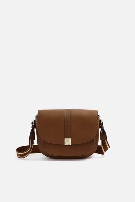 Sierra en cuir naturel tas camel vrouw
