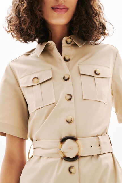Robe Rsonia2 taupe femme