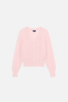 Mlamar Made in Italy vest pastel pink woman