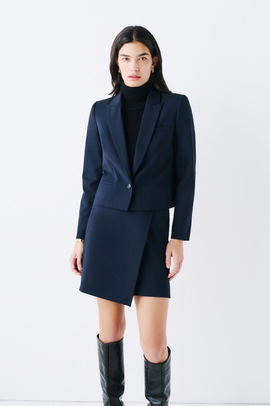jphare skirt navy blue woman