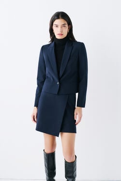 jphare skirt navy blue woman
