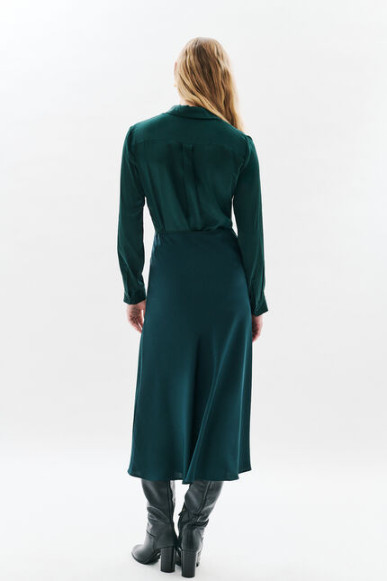 Falda Jalentina verde oscuro mujer