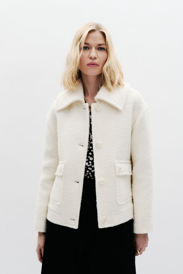 manteau giro ecru femme Manteau Giro ecru femme