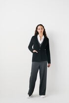 mdiane 100% wool jacket black woman