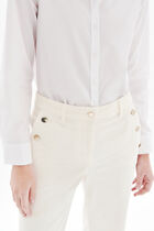 Prunelle trousers ivory woman