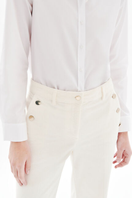 Pantalon Prunelle ivoire femme