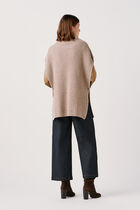 halba poncho taupe woman