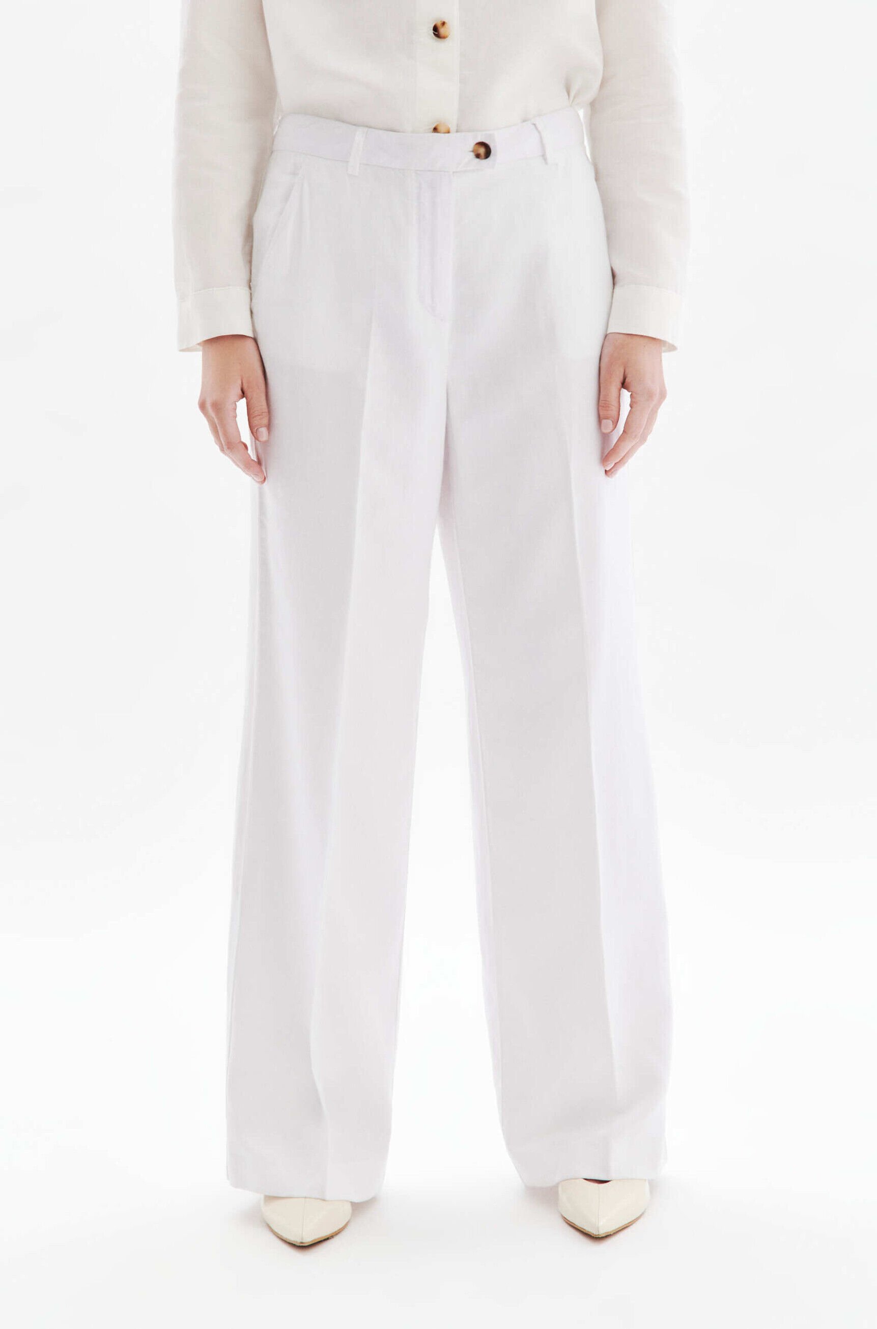 Pantalon Paky ecru femme