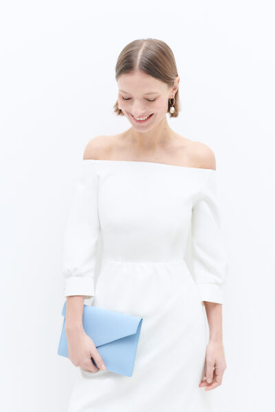 Robe mars blanc femme